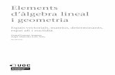 Elements d’àlgebra lineal i geometriaopenaccess.uoc.edu/webapps/o2/bitstream/10609/49141/7/Àlgebra_Mòdul2... · a) experimentar amb els conceptes principals d’aquest tema,