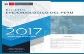 BOLETÍN - dge.gob.pe · Editorial El monitoreo de las desigualdades en salud Pág. 1581 Análisis de situación de salud Situación epidemiológica del zika, Perú 2017 Pág. 1583