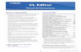 CL EditorCL Editor - Yamaha Corporation · En el caso de que los nombres de los menús y de los botones en ... de Windows seguidos de los de Mac entre paréntesis. 2 CL Editor Manual