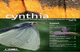 cynthia - Catalan Butterfly Monitoring Scheme · 2014-09-16 · Editorial Portada Dos Cynthia en un D esprés d’un llarg període sense Cynthia, presentem un número especial i