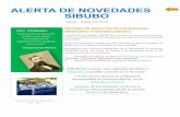 ALERTA DE NOVEDADES SIBUBO · 2017-01-05 · 1 ALERTA DE NOVEDADES SIBUBO Agosto – Septiembre 2015 SISTEMA DE BIBLIOTECAS UNIVERSIDAD BERNARDO O’HIGGINS (SIBUBO) A través de
