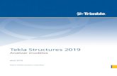 Tekla Structures 2019...Combinar modelos de análisis con SAP2000.....100 Cómo combinar un modelo de análisis de Tekla Structures con un modelo ... • Partes de análisis, barras,