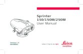 Sprinter 150/150M/250M User Manual · Juego de caracteres 9 Sprinter 150/150M/250M - 1.0.0es EN DE FR ES NO SV FI DA IT PT NL 5. Juego de caracteres Elevación de cota de referencia