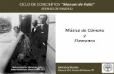 ATENEO DE MADRID...Sábado 25 de Marzo 2017, 19:00 h “CANTAR DEL ALMA” Poesía y música española SAN JUAN DE LA CRUZ (1542-1591) Cantar del Alma Federico Mompou (1893-1987) LUIS