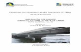 Programa de Infraestructura del Transporte (PITRA) · Este informe de inspección y evaluación estructural y funcional del puente sobre la desembocadura del estero de Mata Limón,