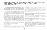 SINDROME DE COLITIS , MICROSCOPICA: COLITIS LINFOCITICA y ...repebis.upch.edu.pe/articulos/ead/v3n1/a6.pdf · Un estudio en Suiza reporta una incidencia de colitis colagenosa de 1.8