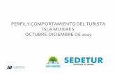 PERFIL Y COMPORTAMIENTO DEL TURISTA ISLA MUJERES …sedeturqroo.gob.mx/ARCHIVOS/pturistas/2017/TURISTA ISLA MUJERES OCT... · RESUMEN EJECUTIVO 2 •Isla Mujeres cuenta actualmente