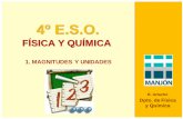 Presentación de PowerPointfq.iespm.es/documentos/rafael_artacho/4_ESO/01... · 2017-07-16 · 1. MAGNITUDES Y UNIDADES 8 2. Las magnitudes 2.1. El Sistema Internacional de Unidades