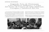 Segundo Acto de Homenaje a los Médicos Militares y Civiles ... 3 2012 Pag 5 a 16.pdf · ción de médicos peruanos a nuestra sede. Se entre-vistaron con la Comisión Directiva. El