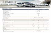 STAREX - Dalton Hyundai•Hyundai Motor de México, S. de R.L. de C.V., se reserva el derecho de hacer cambios a la información contenida en este folleto en cualquier momento y sin