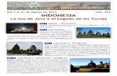LLaa IIssllaa ddee JJaavvaa yy eell LLeeggaaddoo ddee ... Indonesia Agosto2014-2.pdf · visitando los Templos Hindúes dePrambanan yel Templo de la “Virgen Delgada”, el mayor