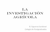 La Investigación Agrícola · Mexico El Ingreso per cápita se multiplicó(dólares corrientes) en: ¾México 3.8 veces ¾Brasil 6.3 ¾España 7.4 ¾Corea 25.4 ¾La inversión en