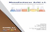 Manufacturas Arbi s.l.manufacturasarbi.es/catalogo.pdf · aceites y grasas de cualquier superﬁcie a partir de una reacción química, que viene determinada por la formulación del