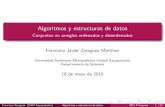 Algoritmos y estructuras de datosacademicos.azc.uam.mx/franz/aed/docs/conjunto.pdf · 2016-01-13 · Algoritmos y estructuras de datos Conjuntos en arreglos ordenados y desordenados