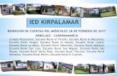 IED KIRPALAMAR · 2018-03-15 · VISIÓN Para el año 2019, la Institución Educativa Departamental Kirpalamar del municipio de Arbeláez liderará en el municipio la formación de