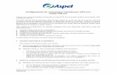 Configuraci n de conexiones remotas por VPN con Aspel-SAE 6as.com.mx/wp-content/uploads/2016/01/Configuraci... · presente en el listado el sistema Aspel-SAE 6.0 con el re-instalable