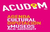AGENDA CULTURAL DIPUTACIÓN yMUSEOS · Los Museos permanecerán abiertos con motivo de la Feria de Julio. 21 de JuLiO, domingo Marionetas. el misterio de la casa encantada Actuando