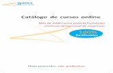 Catálogo de cursos online · (Cursos y test de exámenes, MÉTODO SINTEX) ... FITOSANITARIOS Y BIOCIDAS Aplicación de plaguicidas Nivel básico 20 40 Aplicación de plaguicidas