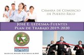 José E. Ledesma-Fuentes Plan de Trabajo 2019-2020Plan de Trabajo 2019-2020 José E. Ledesma-Fuentes, CFA 12 Otros Comités Activos RED APP’s Cannabis Medicinal Jóvenes Empresarios