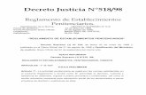 Decreto Justicia N°518/98 - ANFUPanfup.cl/wp-content/uploads/2015/09/decreto-justicia-n518.pdfinterno se encuentra en una relación de derecho público con el Estado, de ... Establecimiento