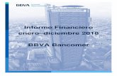 Informe Financiero enero diciembre 2018 BBVA Bancomer · Informe financiero enero–diciembre 2018 2 Índice ... El gasto registra un crecimiento anual de 2.7% respecto al año previo.