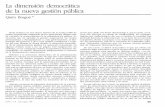 GAPP 05-06: Quim Brugué. La dimensión …La dimensión democrática de la nueva gestión pública de se produzca su total deshumanización. En un libro tan inte-resante como Modernity