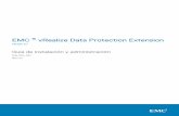 Guía de instalación y administración...n Fundamentos y conceptos n Instalación y configuración n Administración del sistema EMC vRealize Data Protection Extension 3.1 Guía de