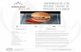 Hamburguesa con kétchup casero de ReCETAS pimiento a la brasa · 2018-12-17 · • Cocinamos las hamburguesas directamente en la parrilla inferior, vuelta y vuelta, más o menos
