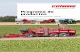 Programa de productos - Grimme Landmaschinenfabrik · Plantadora de cangilones arrastrada Las plantadoras de cangilones arrrastradas de 4, 6 o 8 hileras son verdaderos multitalentos.