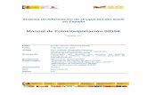 Manual de Fotointerpretación SIOSE · Sistema de Información de Ocupación del Suelo en España Manual de Fotointerpretación SIOSE Versión 3.1 Editor Equipo Técnico Nacional