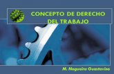 CONCEPTO DE DERECHO DEL TRABAJO - WordPress.com · • GARCIA BECEDAS G., Introducción al Derecho español del trabajo • MONTALVO CORREA J., Fundamentos de Derecho del trabajo,