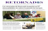 RETORNAD S - España Exterior · ahora la moneda) y el dólar/euro, y con la inflación disparada en Venezuela (2018 se cerró con un 4.000%), las pensiones (im - pagadas, en cualquier