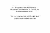 La programación didáctica y el proceso de elaboraciónaulasptmariareinaeskola.es/app/download/9103378... · procedimentales(habilidades, técnicas, destrezas) y actitudinales (valores,