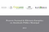 Proyecto Nacional de Eficiencia Energética para el ... · Municipio de Ixtlahuacán del Río, Jalisco •Ahorro en el consumo de energía eléctrica derivado por la conclusión de