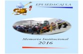 Memoria Institucional 2016 - EPS SEDACAJ S.A. Empresa Prestadora de Servicios de ...sedacaj.com.pe/gobernanza/docs/memoria2016.pdf · 2017-04-27 · memoria anual 2016 visita del