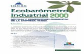 Resumen · Resumen El “Ecobarómetro Industrial 2000: Actitud y compromiso ambiental de la empresa vasca” se basa en un sondeo realizado en 532 empresas industriales de la Comunidad