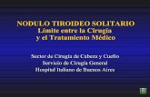 NODULO TIROIDEO SOLITARIO Límite entre la Cirugía y el ... · Resultados de la Citología Tiroidea por Aspiración en 14.380 Casos Consecutivos (1/1980 hasta 12/1995) RESULTADOS