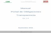 Manual Portal de Obligaciones Transparencia - CFEobligacionestransparencia.cfe.mx/XXV Dictmenes de estados financieros... · Manual de Usuario Portal de Obligaciones Transparenciaver.