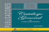 Catálogo de publicaciones Minetur...PUBLICACIONES Febrero 2012 MINISTERIO DE INDUSTRIA, ENERGÍA Y TURISMO GOBIERNO DE ESPAÑA VtàöÄÉzÉ ZxÇxÜtÄ de PUBLICACIONES FEBRERO 2012