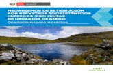 MECANISMOS DE RETRIBUCIÓN POR SERVICIOS …bosquesandinos.org/wp-content/uploads/2018/10/Brochure-MERESE-FINAL... · 1 Los Mecanismos de Retribución por Servicios Ecosistémicos