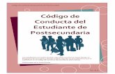 Código de Conducta deladulted.dadeschools.net/.../Code_of_Student_Conduct_-_Spanish_Final_3-2-16_-_FINAL.pdfLos administradores deben ponerse en contacto con la Policía de las Escuelas