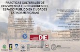 PRÁCTICAS CULTURALES DE CONVIVENCIA E ...observatorio.dadep.gov.co/sites/default/files/congreso-ep...Estructura de indicadores de habitabilidad del espacio público en ciudades latinoamericanas