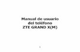 Manual de usuario del teléfono ZTE GRAND X(M)download.ztedevice.com/device/global/support/product/518/... · 2016-08-11 · Sólo el usuario es responsable de la forma en la que