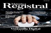 ISSN: 2215-4450 RMateria egistral Materia Registral diciembre 2019 final.pdfPublicación digital Materia Registral es una revista especializada en temas registrales, editada por el