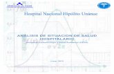 ANÁLISIS DE SITUACION DE SALUD HOSPITALARIOHNHU - ANÁLISIS DE SITUACIÓN DE SALUD HOSPITALARIO - 2012 Oficina de Epidemiología y Salud Ambiental (OESA) Página 4 de 84 T A B L A