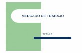 MERCADO DE TRABAJO - UCO€¦ · la economía y en el mercado laboral, concretamente en la elección trabajo y ocio. Cuanto mayor sea la cuantía y duración del subsidio de desempleo,