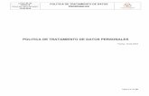 POLITICA DE TRATAMIENTO DE DATOS PERSONALESconjuntodigital.com/PL-01 Politica de Tratamiento de Datos Personales.pdf · personalidad del titular, bases de datos de los responsables