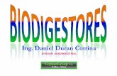 Ing. Daniel Duran Cotrina · Los Biodigestores y la Laguna Secundaria, son productos de Ultima Tecnología, resistentes a las inclemencias y desastres naturales; las cúpulas son