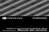 Manual del usuario - AG Neovo Neovo_MX-22_MX-24_Manu… · INFORMACIN DE SEGURIDAD 4 WEEE Información para los usuarios aplicable en países de la Unión Europea. Este símbolo en