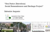Bon Pastor (Barcelona) Social Remembrance and Heritage ... · Sin embargo, como resultado de la presión vecinal, la propuesta del PERI (Plan Especial de Reforma) del Barrio del Bon